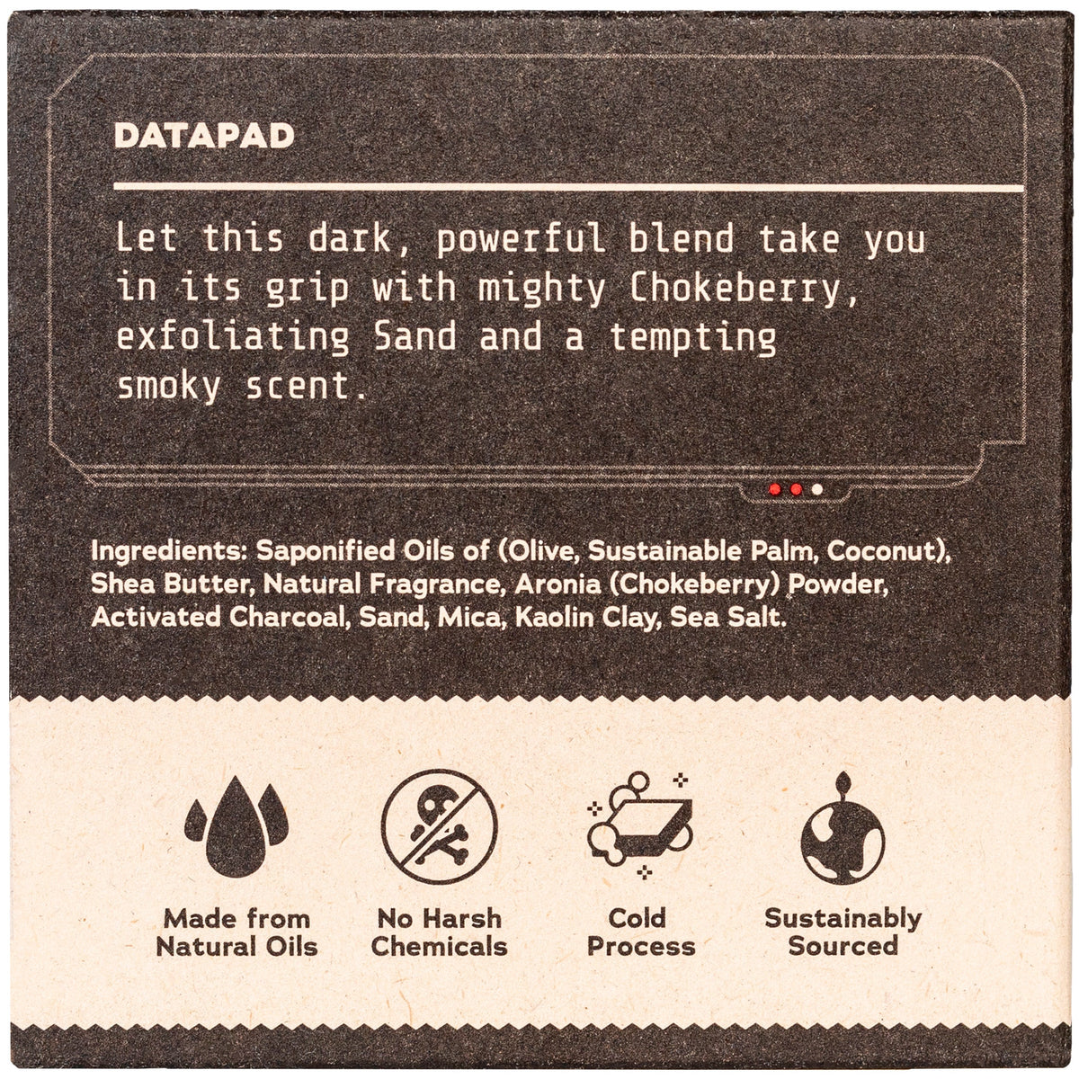 Dr. Squatch Dark Side Scrub bar soap — product photo 4 of 4