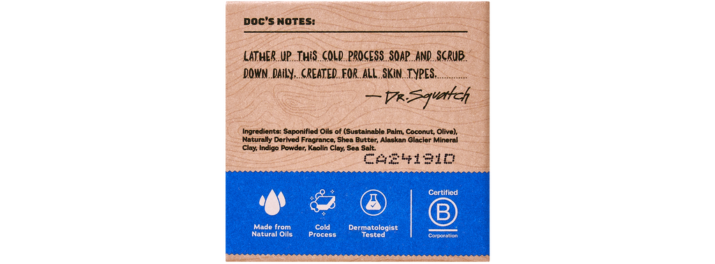 Dr. Squatch Fresh Falls Mini bar soap — product photo 2 of 3