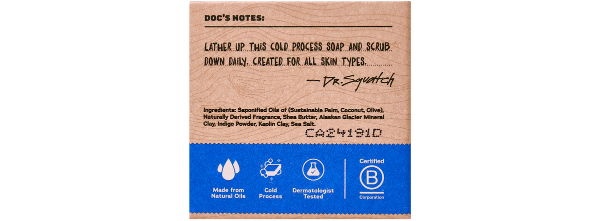 Dr. Squatch Fresh Falls Mini bar soap — product photo 2 of 3