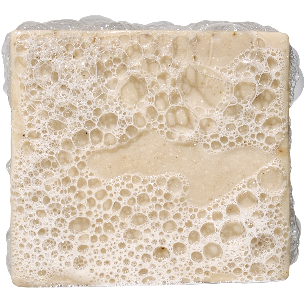 Lifestyle photo featuring Dr. Squatch Birchwood Breeze Mini bar soap