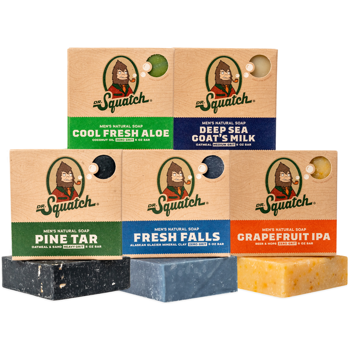 Dr. Squatch Soap Subscription - 5 Bars bar soap package