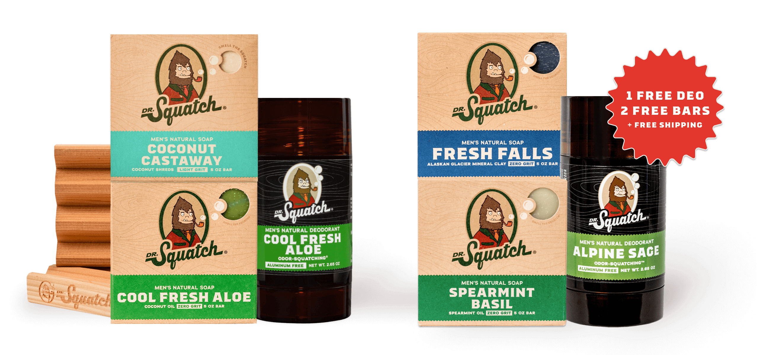 Dr. Squatch Deodorant & Soap Starter Set — product photo 1 of 5