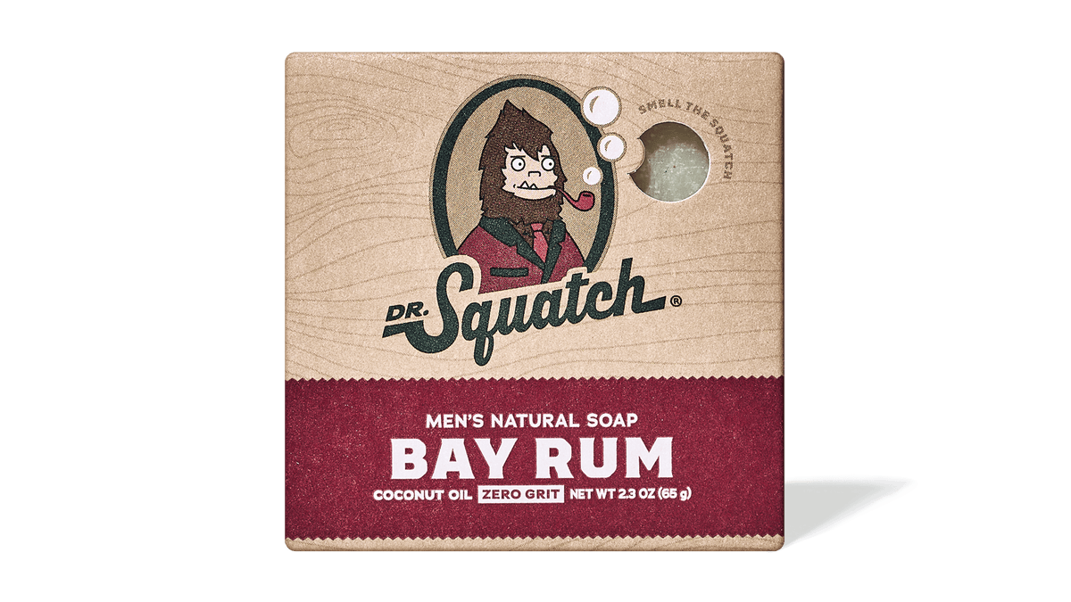 Dr. Squatch Bay Rum Mini bar soap — product photo 1 of 2