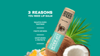 Scent notes graphic for Dr. Squatch Coconut Cove Lip Balm
