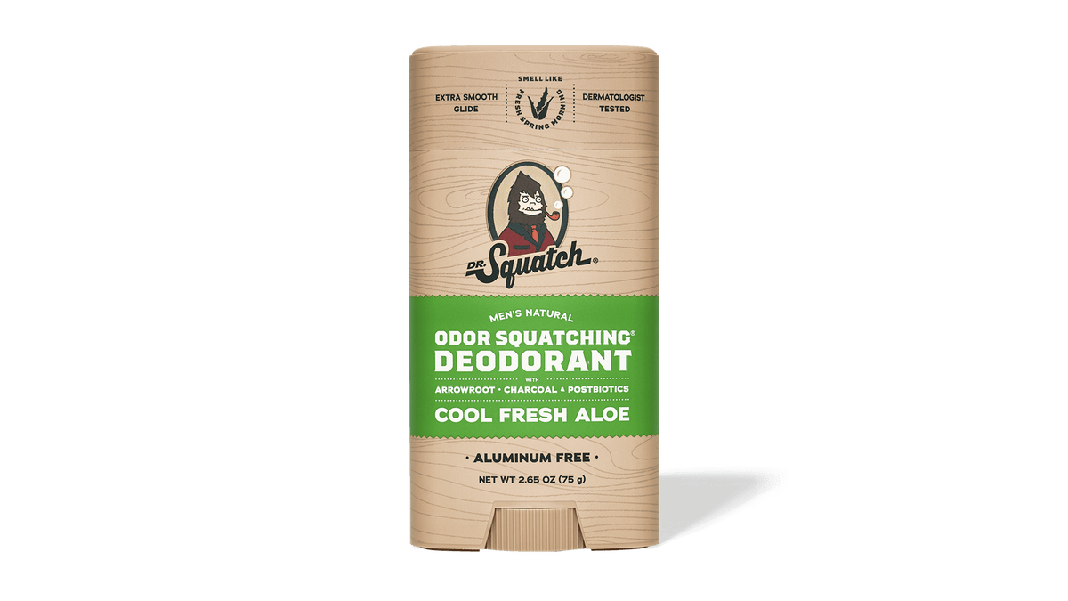 Dr. Squatch Cool Fresh Aloe Deodorant packaging