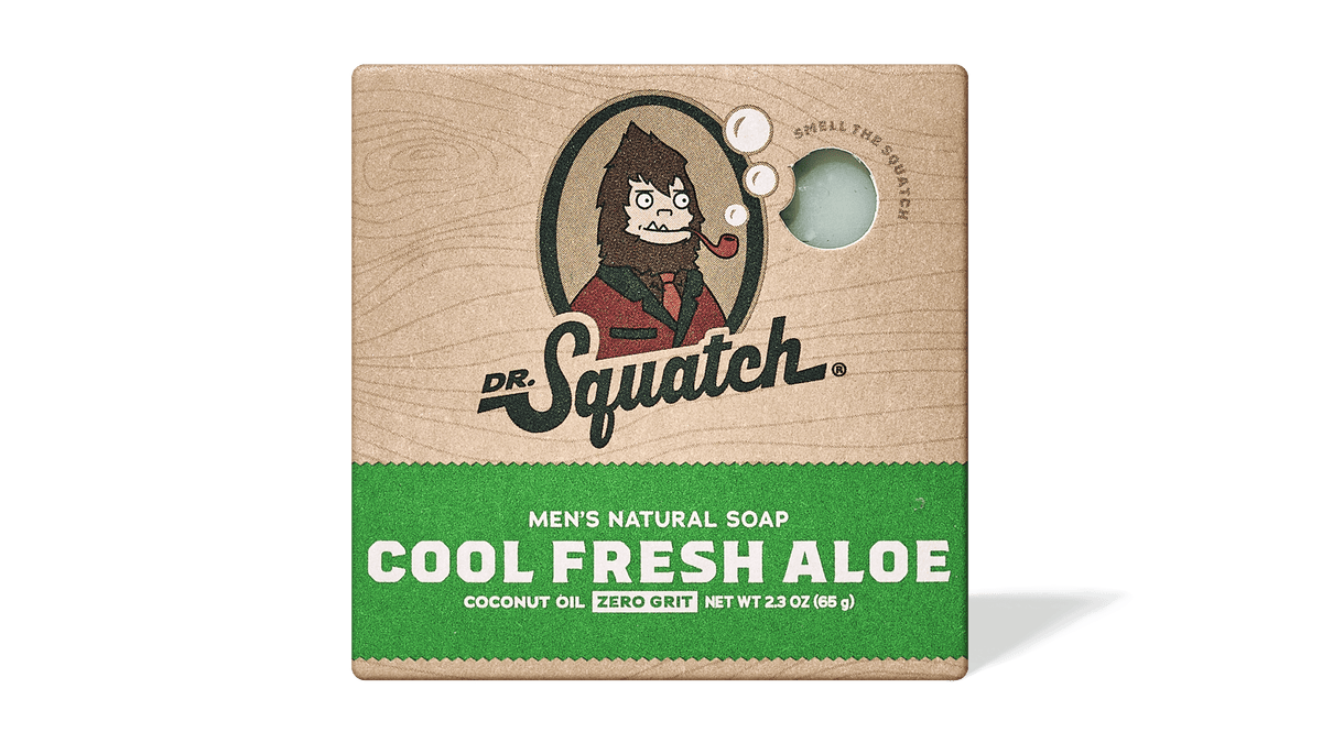 Dr. Squatch Cool Fresh Aloe Mini bar soap ¡ª product photo 1 of 2