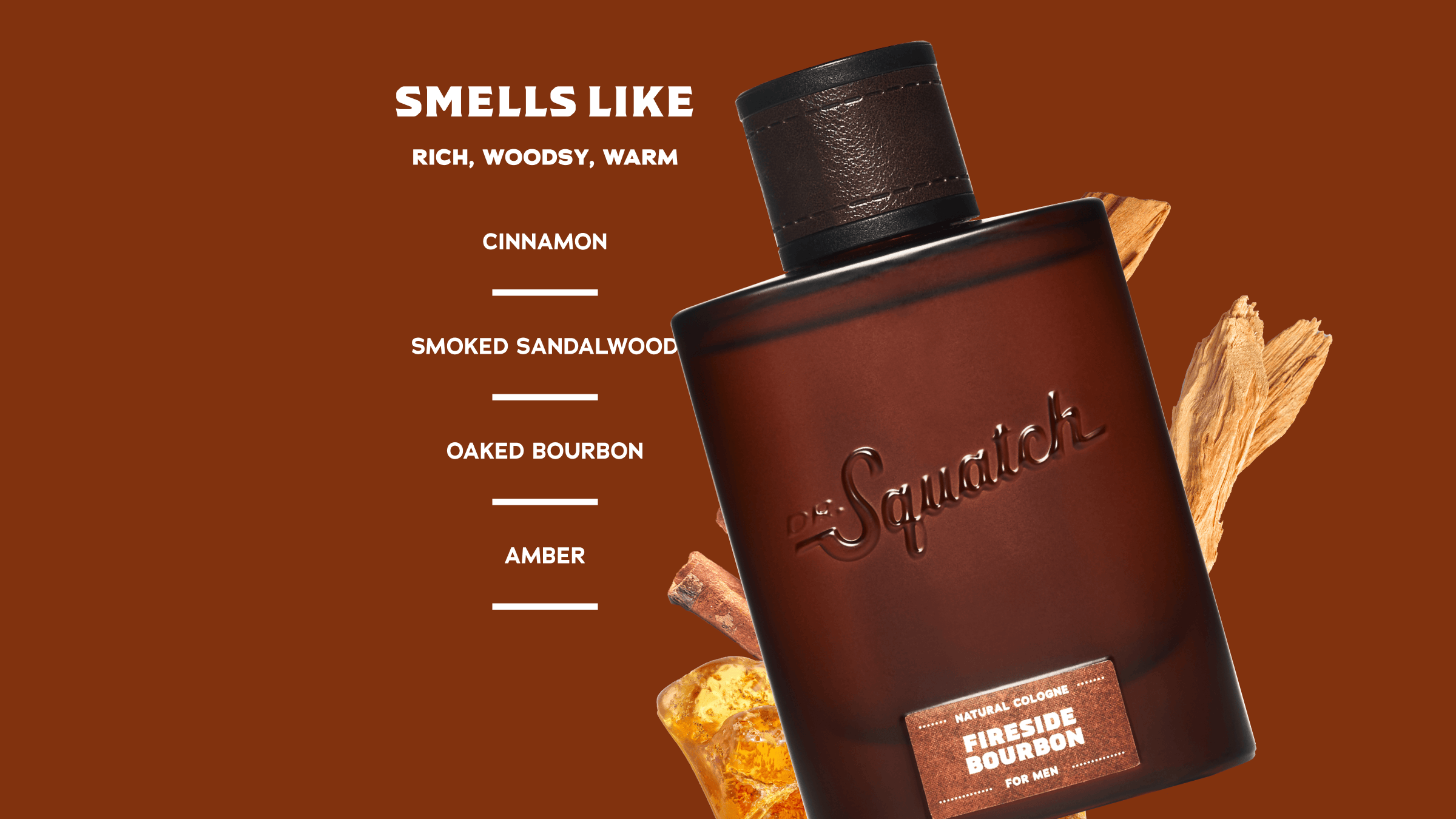 Scent notes graphic for Dr. Squatch Cologne 2-Pack gift set