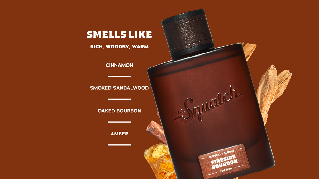 Scent notes graphic for Dr. Squatch Cologne 2-Pack gift set