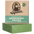 Promotional graphic for Dr. Squatch Essentials: Rainforest Rapids Bar Soap