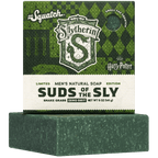 Promotional graphic for Dr. Squatch Suds of the Sly bar soap
