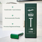 Promotional graphic for Dr. Squatch Safety Razor