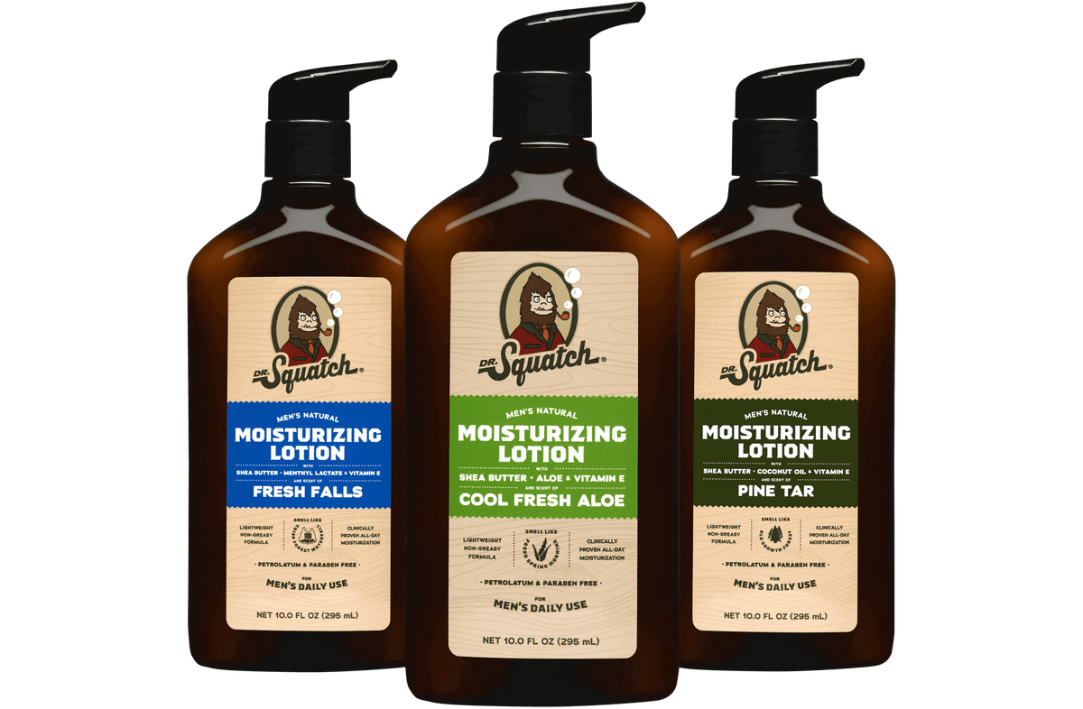 Dr. Squatch Lotion Subscription - 3 Bottles package