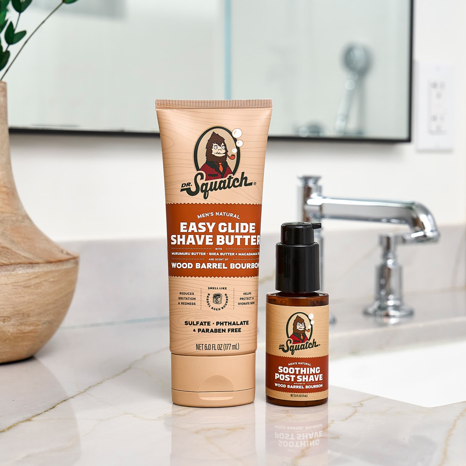 Wood Barrel Bourbon Smooth Shave Bundle