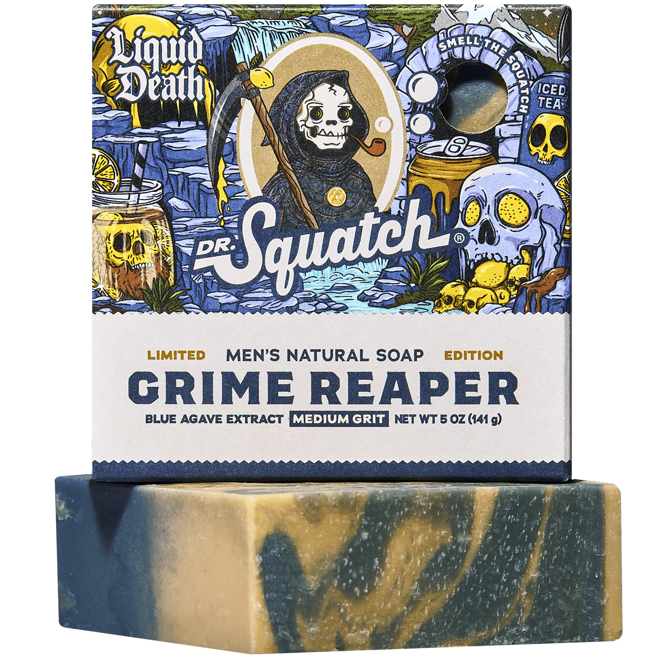 Dr. Squatch Grime Reaper bar soap — product photo 2 of 6