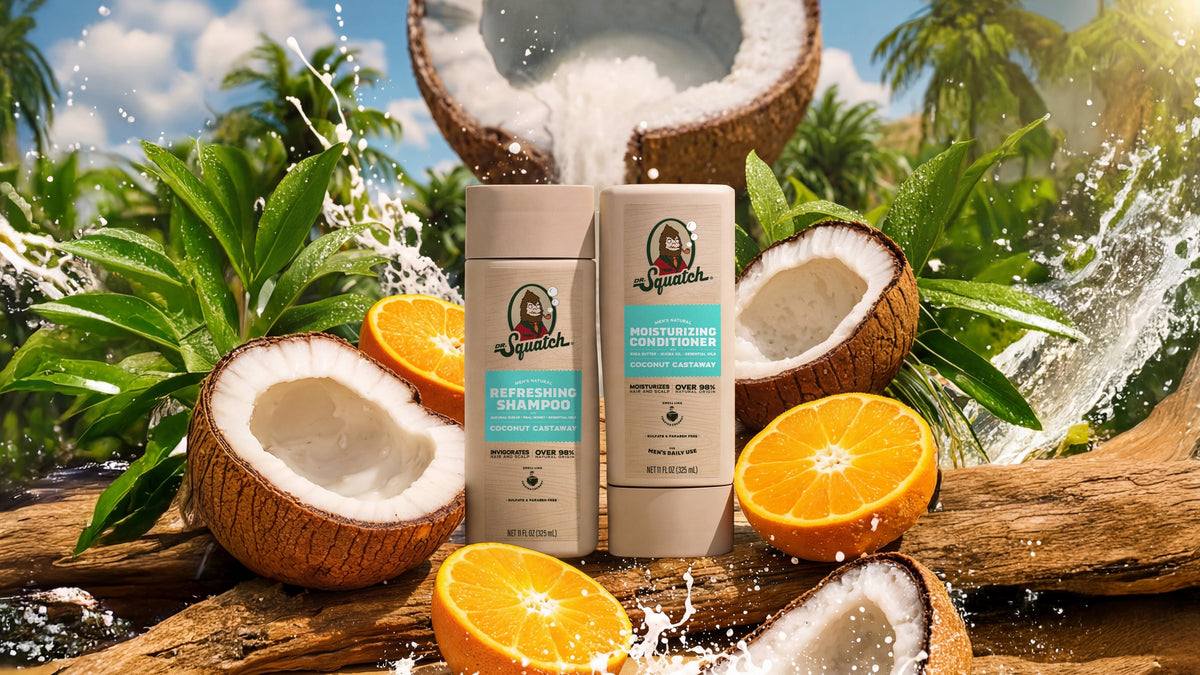 Dr. Squatch Coconut Castaway Hair Care Kit gift set — product photo 2 of 8