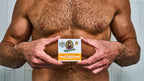 Dr. Squatch Total Moisture 6-Pack gift set being used