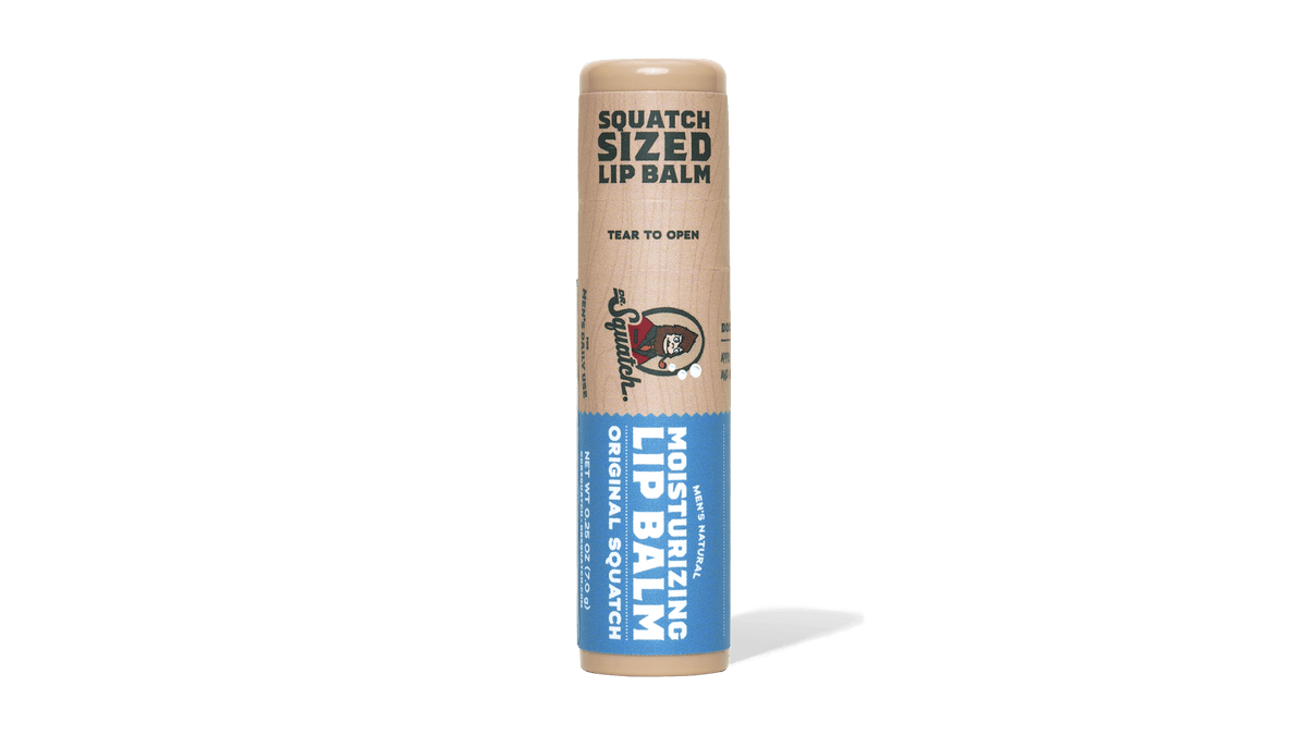 Dr. Squatch Original Squatch Lip Balm! packaging