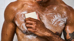 Dr. Squatch Total Moisture 6-Pack gift set being used