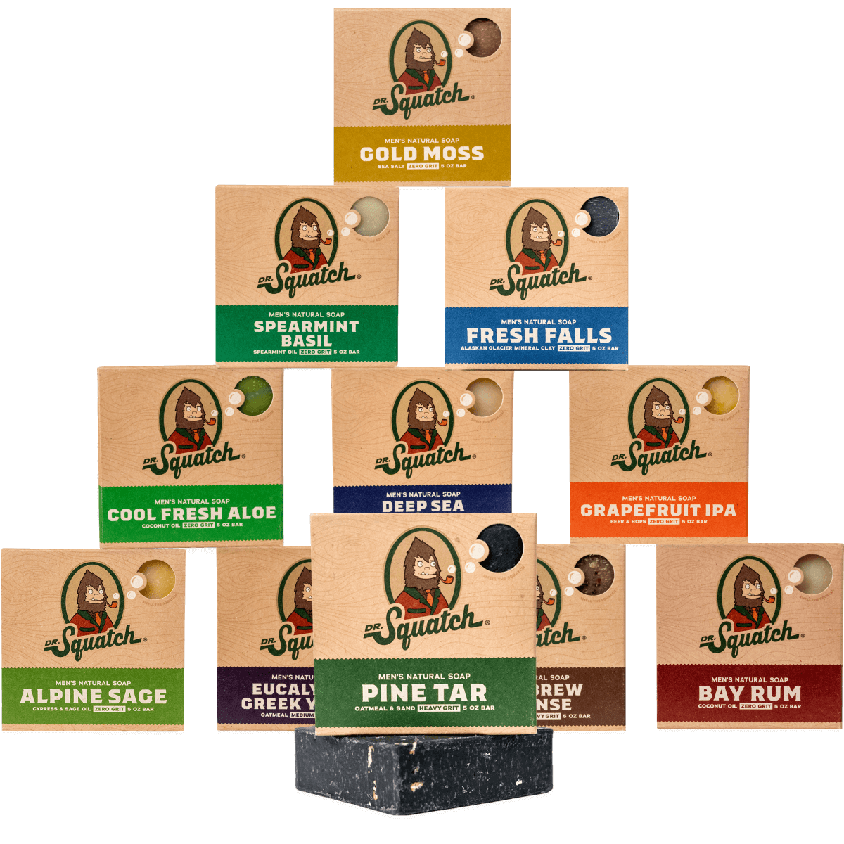 Dr. Squatch Soap Subscription - 12 Bars bar soap package