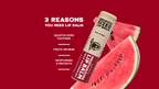 Scent notes graphic for Dr. Squatch Wild Watermelon Lip Balm