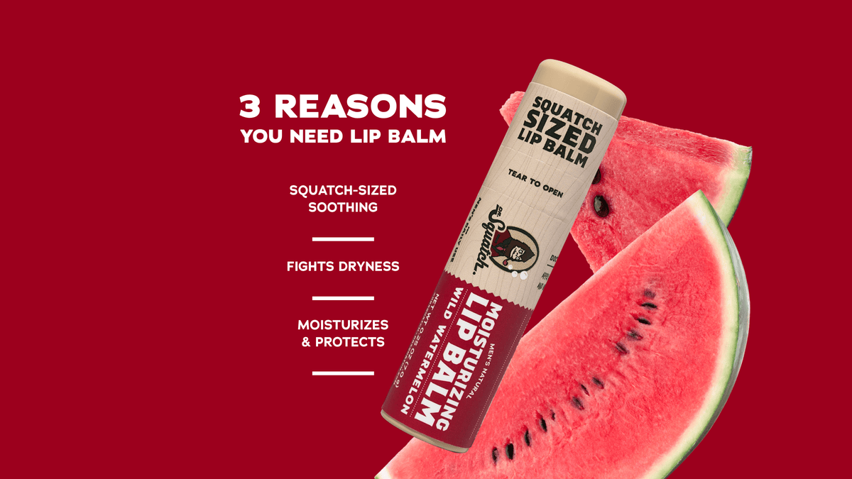 Scent notes graphic for Dr. Squatch Wild Watermelon Lip Balm
