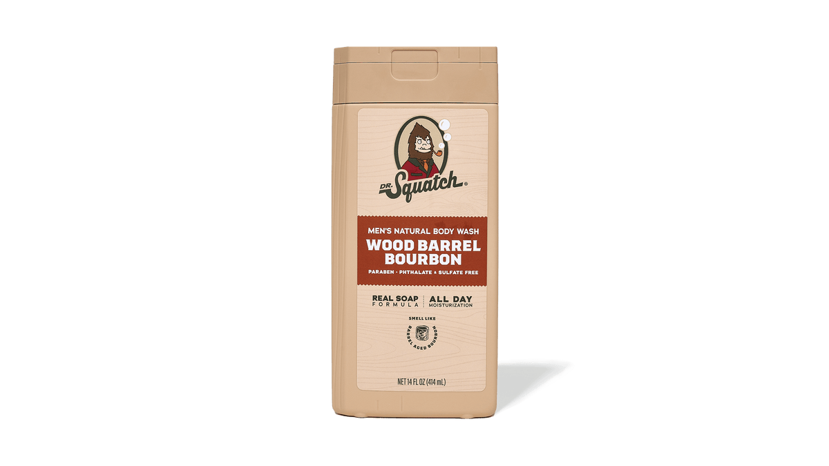Dr. Squatch 14 oz Wood Barrel Bourbon Body Wash ¡ª product photo 1 of 5