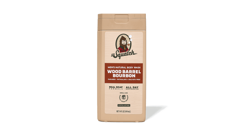 Dr. Squatch 14 oz Wood Barrel Bourbon Exfoliating Body Wash ¡ª product photo 1 of 5