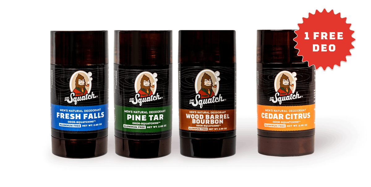Dr. Squatch Deodorant Starter Set