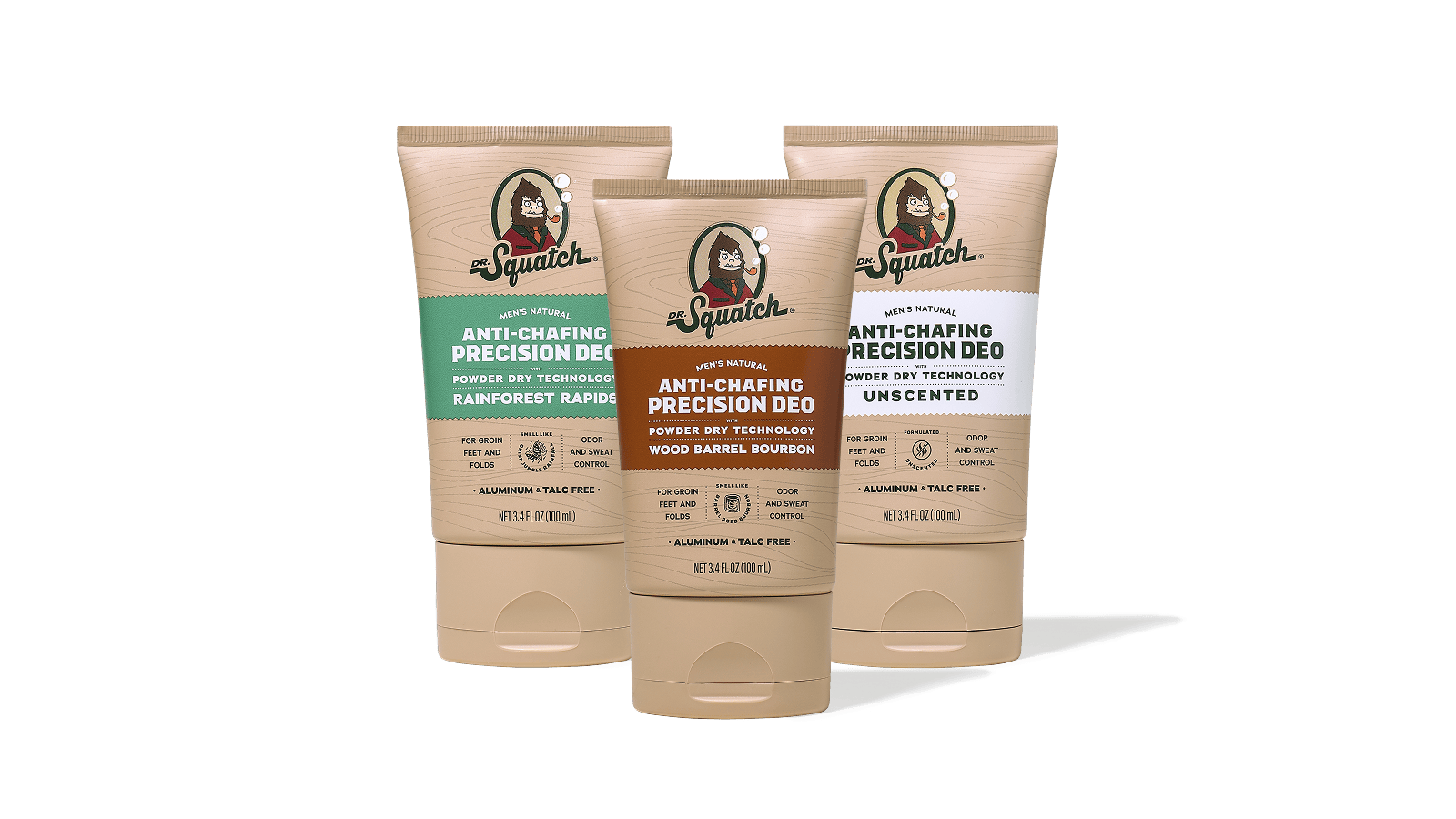 Dr. Squatch Precision Deo 3-Pack gift set ¡ª product photo 1 of 3